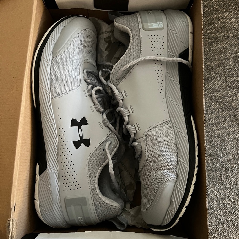 Under Armour Training Shoes Size 13 US. Light blue/grey
